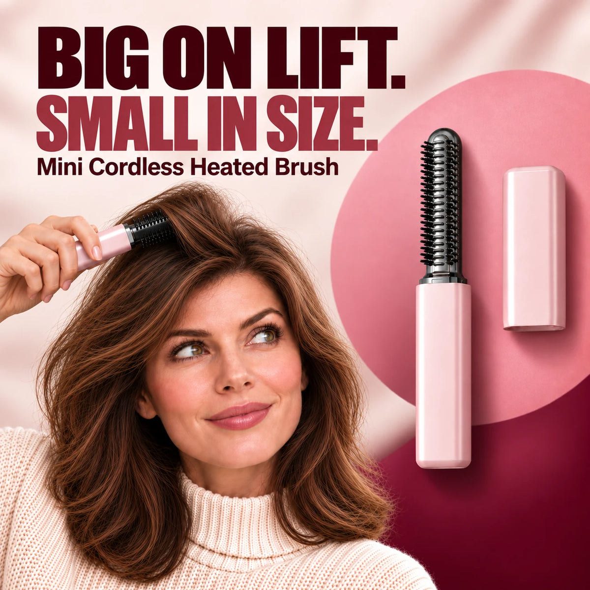 Mini Fast Heating Curler – Root Lift, Fringe Styling & Quick Touch-Ups