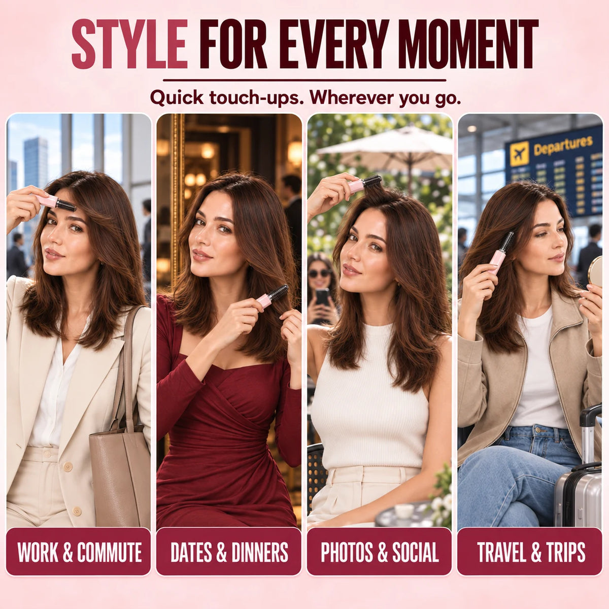 Mini Fast Heating Curler – Root Lift, Fringe Styling & Quick Touch-Ups