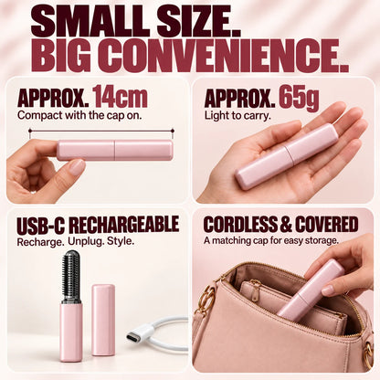 Mini Fast Heating Curler – Root Lift, Fringe Styling & Quick Touch-Ups