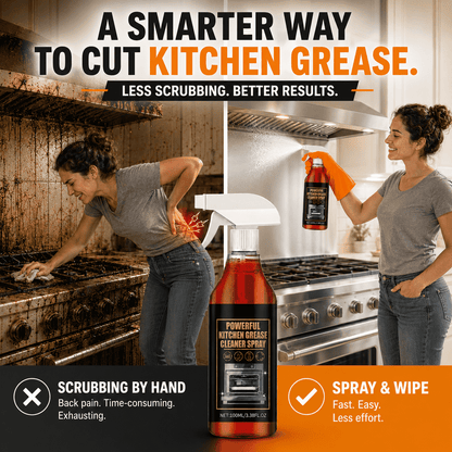 Powerful Kitchen Grease Cleaner Spray