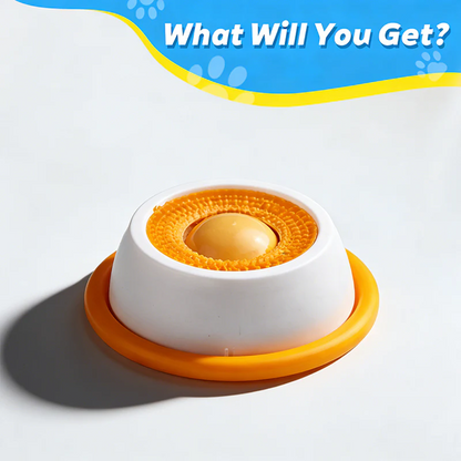 Tinycarry® Vet-Recommended Slow Feeder Bowl for Dogs & Cats - Interactive Anti-Gulping Pet Dish for Healthy Tummies