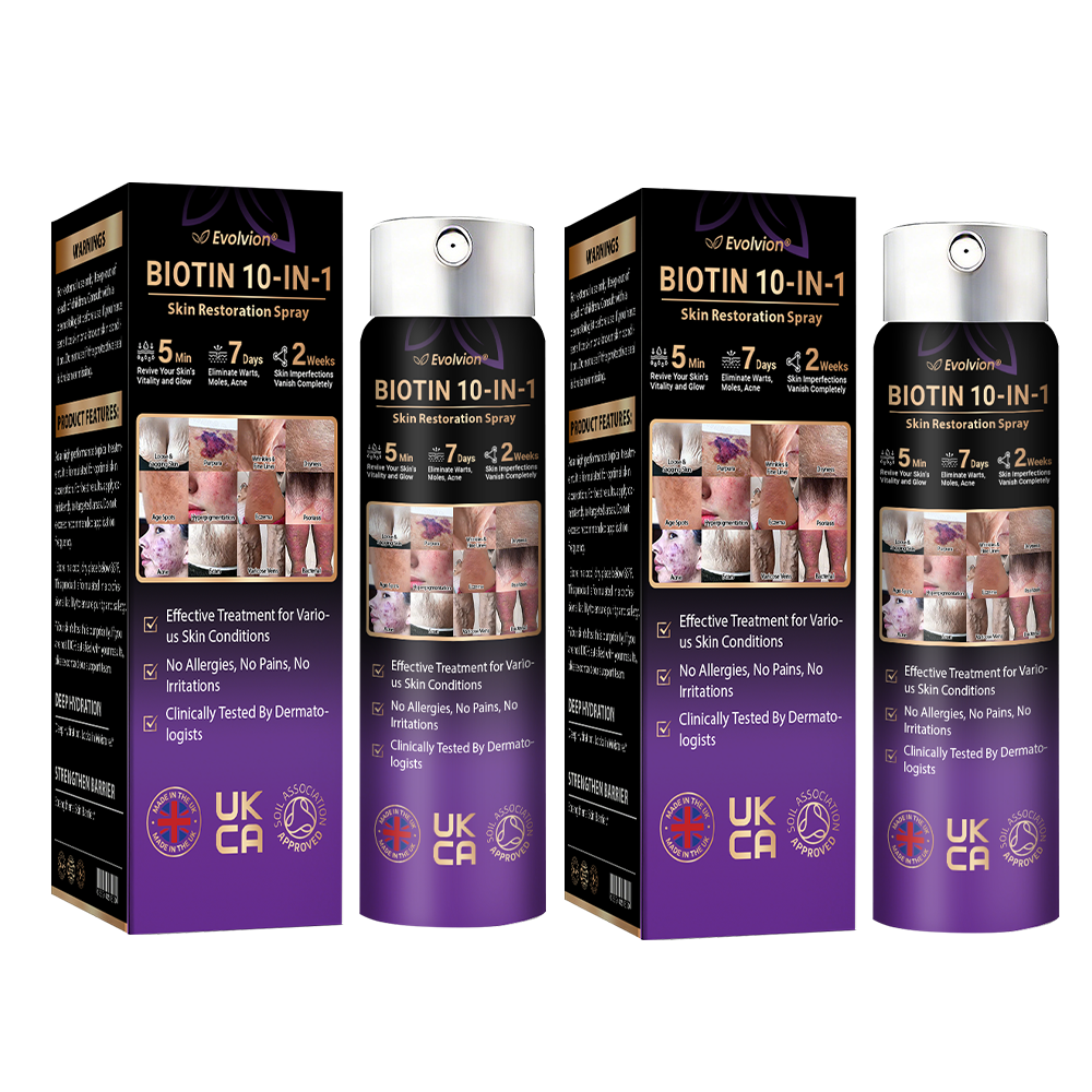 Made and shipped from the United Kingdom ✨Evolvion® Biotin 10-in-1 Skin Restoration Spray-up