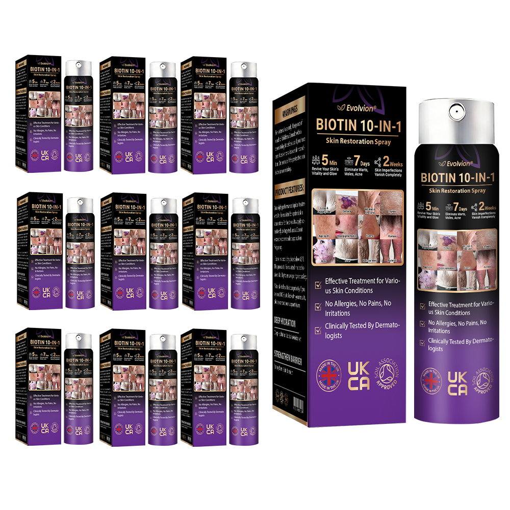 Made and shipped from the United Kingdom ✨Evolvion® Biotin 10-in-1 Skin Restoration Spray-up