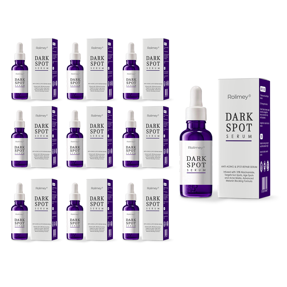 Made and Shipped from UK ✨Rolimey® Anti-aging & Spot-repair Serum, Infused with 10% Niacinamide, Targets Sun Spots, Age Spots and Acne Marks, Advanced Melanin Blocking Formula