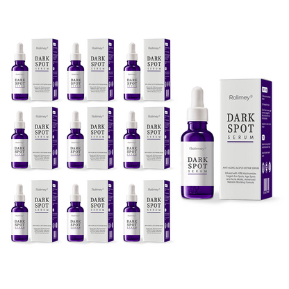 Made and Shipped from UK ✨Rolimey® Anti-aging & Spot-repair Serum, Infused with 10% Niacinamide, Targets Sun Spots, Age Spots and Acne Marks, Advanced Melanin Blocking Formula