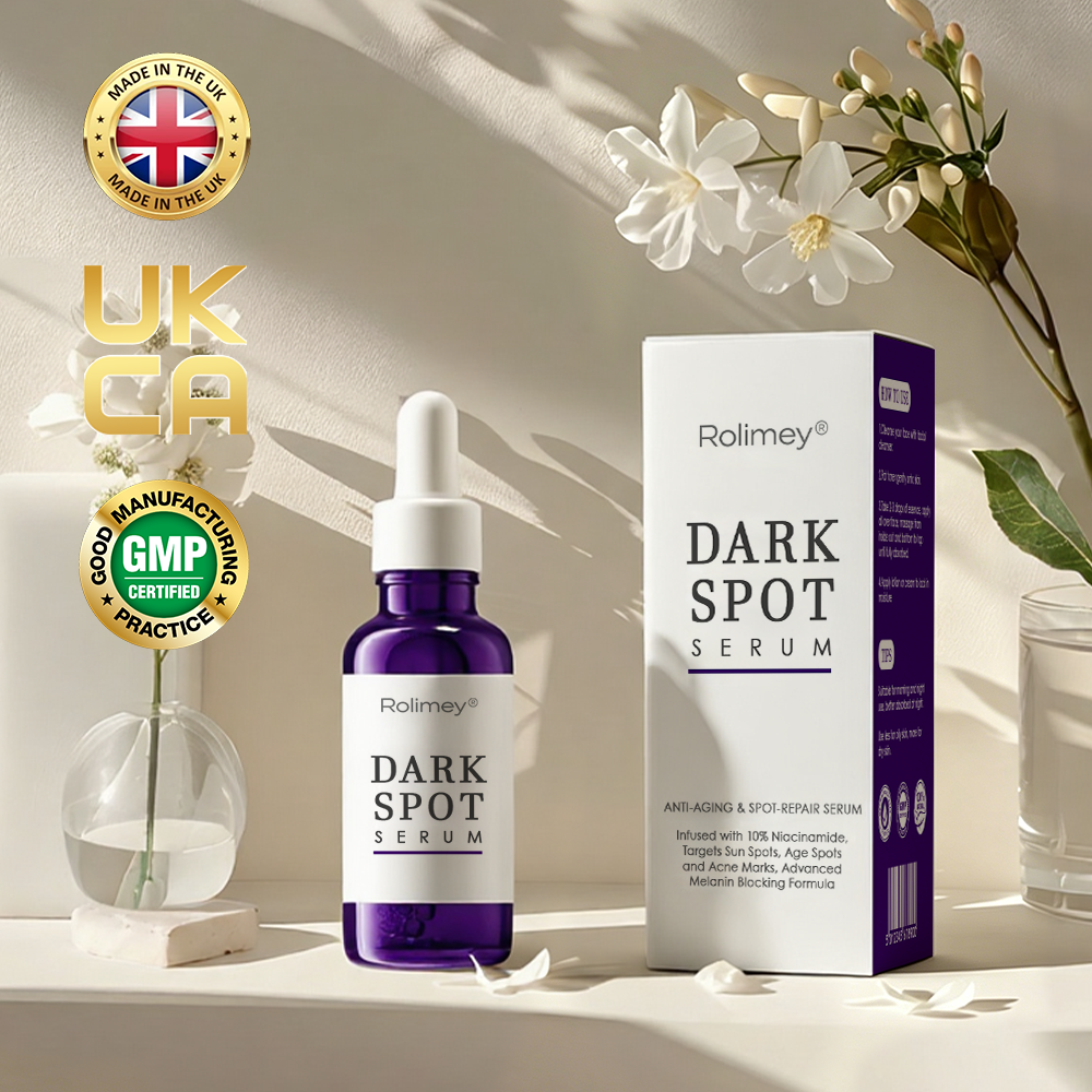 Made and Shipped from UK ✨Rolimey® Anti-aging & Spot-repair Serum, Infused with 10% Niacinamide, Targets Sun Spots, Age Spots and Acne Marks, Advanced Melanin Blocking Formula