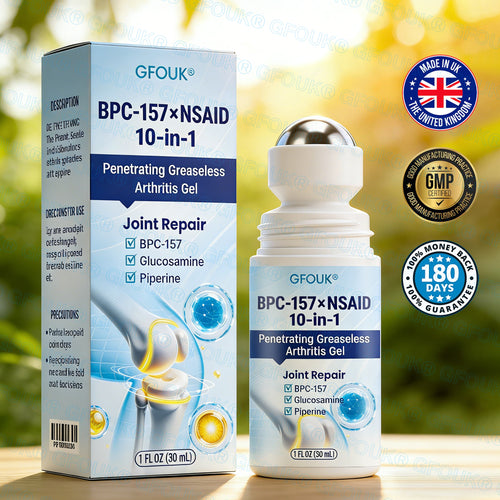 𝐎𝐟𝐟𝐢𝐜𝐢𝐚𝐥 𝐒𝐭𝐨𝐫𝐞 🇬🇧 | GFOUK® BPC-157 × NSAID 10-in-1 Penetrating Greaseless Arthritis Gel