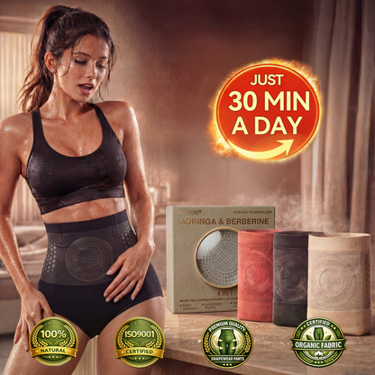GFOUK® Moringa & Berberine 4-in-1 Microparticle Sculpting & Fat-Burning Shorts