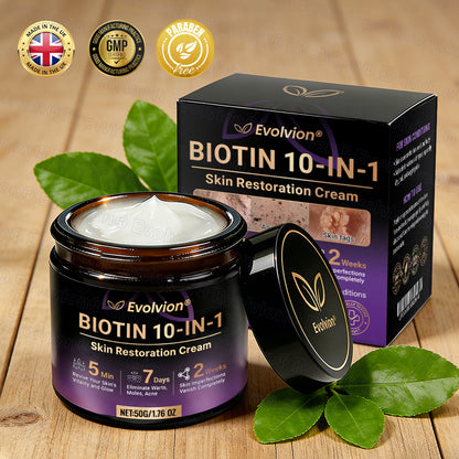 Made and Shipped from UK ✨Evolvion® Biotin 10-in-1 Skin Restoration Cream🍀🍀