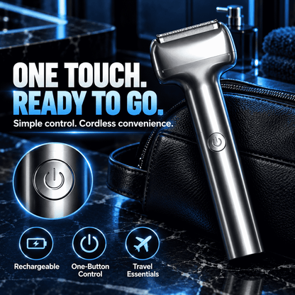 🪒50% OFF NOW! Men's Rechargeable Foil Electric Shaver – Efficient Close Shaving, Cordless Portable Wet & Dry Beard Razor for Daily Grooming