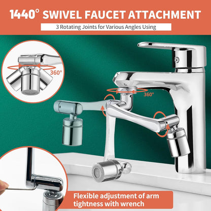 1080° Swivel Faucet - Multifunctional Universal Robotic Arm