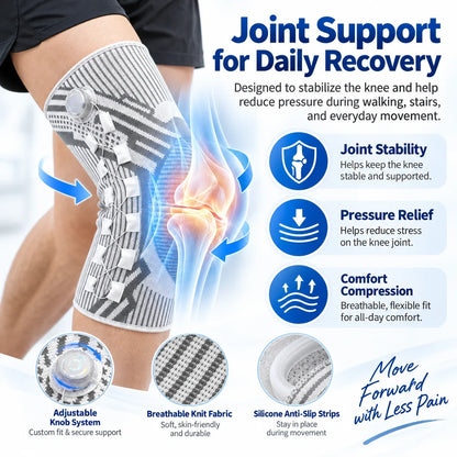 Rehab Knee Brace – Adjustable Joint Support for Pain Relief & Daily Recovery -up