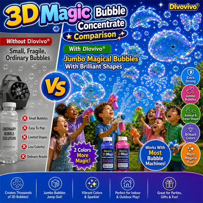 Super 3D Magic Bubble Concentrate —— Animal & Ocean Fantasy Theme