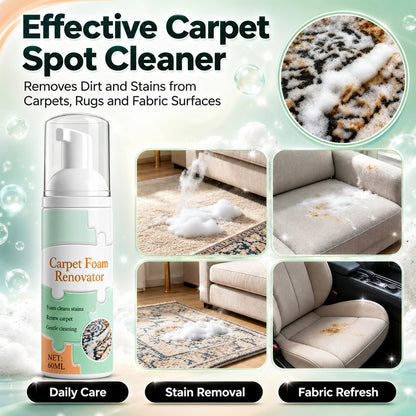 Multi-Purpose Waterless Foam Cleaner & Stain Remover – Plant-Based, Non-Toxic & Pet-Friendly