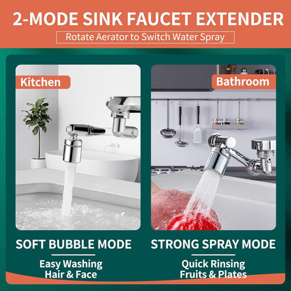 1080° Swivel Faucet - Multifunctional Universal Robotic Arm