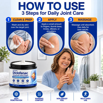 🦵 💎GFOUK® ArthriCare — Diclofenac Advanced Joint Comfort & Mobility Cream