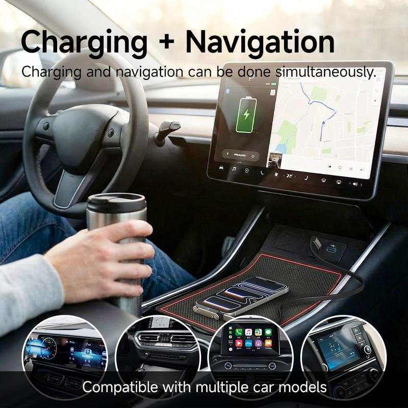 240W SuperCharge 360° Rotating Invisible Stand Detachable 2-in-1 Charging Cable, Zinc Alloy Silicone Type-C Cable, Compatible with Apple and Samsung, Essential for Gaming, Office and Car Use🍀