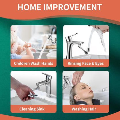 1080° Swivel Faucet - Multifunctional Universal Robotic Arm