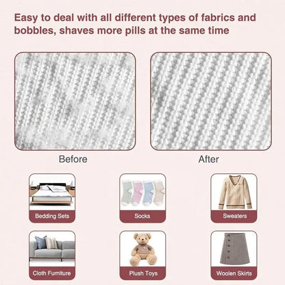 ⚡ Powerful USB Lint Eraser — Make Every Fabric Look Brand-New Again!