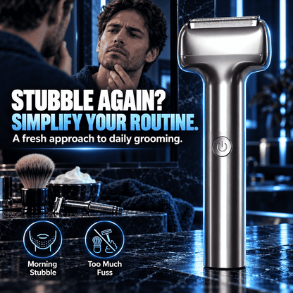 🪒50% OFF NOW! Men's Rechargeable Foil Electric Shaver – Efficient Close Shaving, Cordless Portable Wet & Dry Beard Razor for Daily Grooming