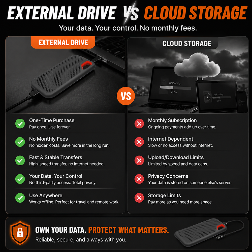⚡2TB Type-C Portable Mini SSD | High-Speed External Storage Drive for Laptop, Desktop & Smartphone🍀