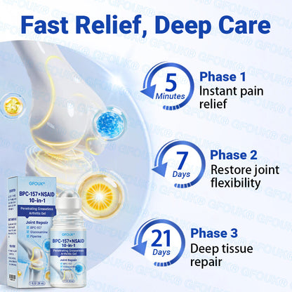 𝐎𝐟𝐟𝐢𝐜𝐢𝐚𝐥 𝐒𝐭𝐨𝐫𝐞 🇬🇧 | GFOUK® BPC-157 × NSAID 10-in-1 Penetrating Greaseless Arthritis Gel