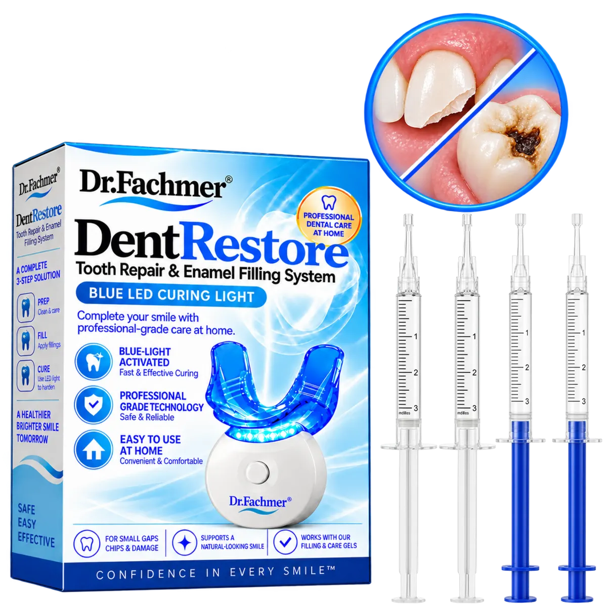 Dr.Fachmer® DentRestore Tooth Repair & Filling System 🌺