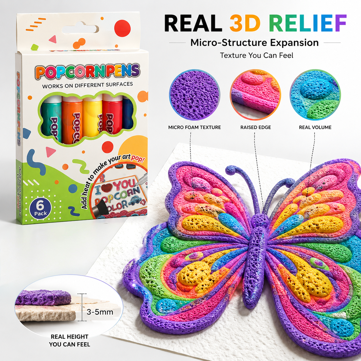 Save 50% by ordering today丨IEY® 3D Relief Art Pen – Turn Flat Drawings Into Touchable 3D Art🪄 -up