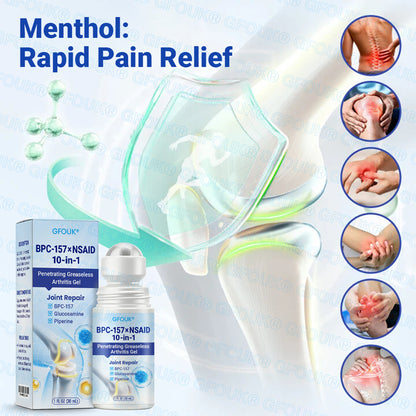 𝐎𝐟𝐟𝐢𝐜𝐢𝐚𝐥 𝐒𝐭𝐨𝐫𝐞 🇬🇧 | GFOUK® BPC-157 × NSAID 10-in-1 Penetrating Greaseless Arthritis Gel
