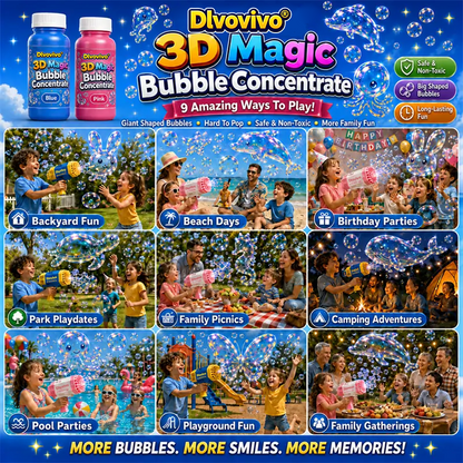 Super 3D Magic Bubble Concentrate —— Animal & Ocean Fantasy Theme