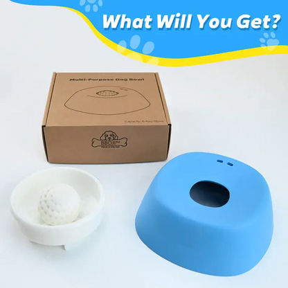 Tinycarry® Vet-Recommended Slow Feeder Bowl for Dogs & Cats - Interactive Anti-Gulping Pet Dish for Healthy Tummies