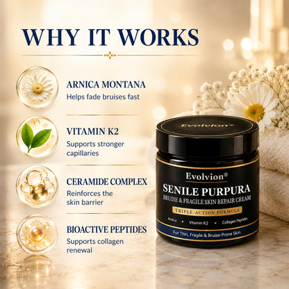 ✨Evolvion® Senile Purpura, Bruise & Fragile Skin Repair Cream💛