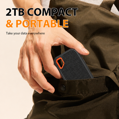 ⚡2TB Type-C Portable Mini SSD | High-Speed External Storage Drive for Laptop, Desktop & Smartphone