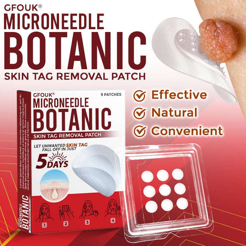 🇬🇧GFOUK® MicroNeedle Botanic Skin Tag Removal Patch