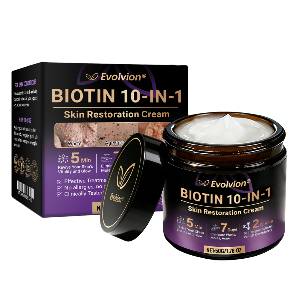 Made and Shipped from UK ✨Evolvion® Biotin 10-in-1 Skin Restoration Cream🍀🍀