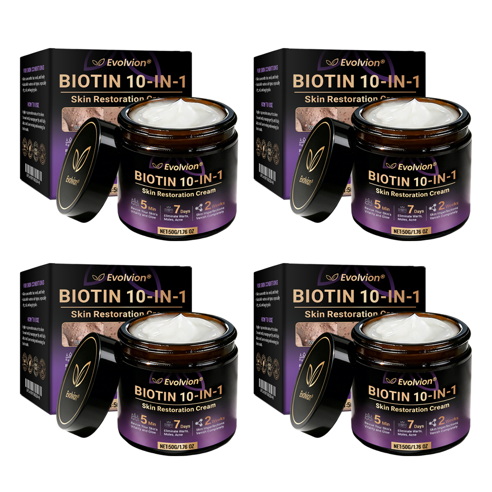 Made and Shipped from UK ✨Evolvion® Biotin 10-in-1 Skin Restoration Cream🍀🍀