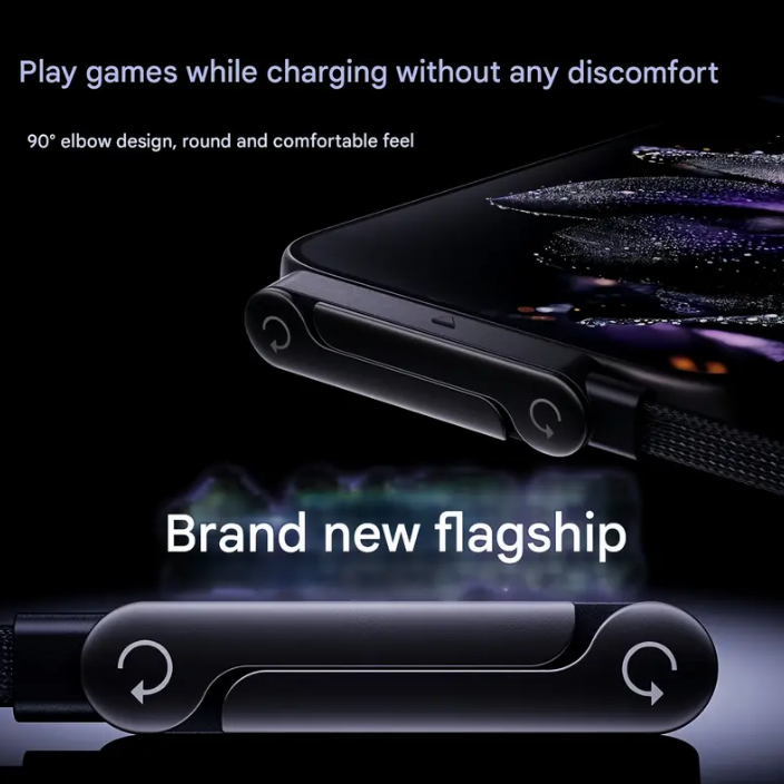 240W Super Fast Charging 2-in-1 Charging Cable & Phone Stand