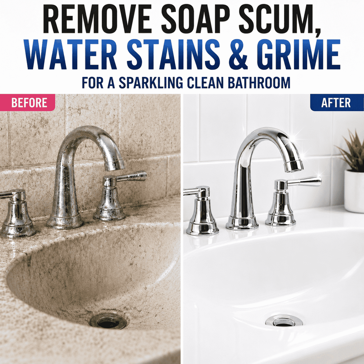 Spray Away Years of Bathroom Grime — Powerful Cleaner for Limescale, Mold, Water Stains & More 🌿