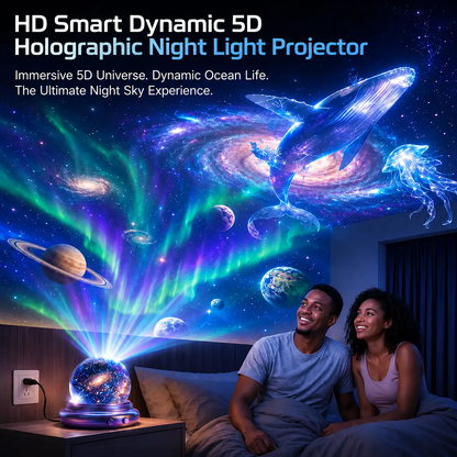 🔮Night Light Projector - Smart Holographic Star Projector -up