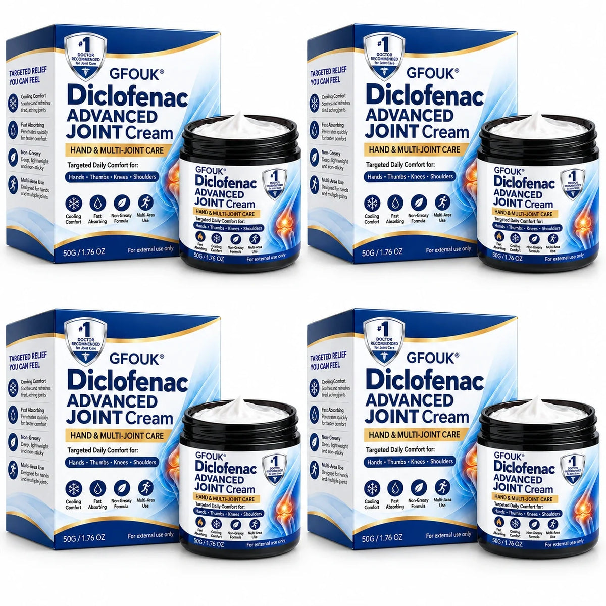 🦵 💎GFOUK® ArthriCare — Diclofenac Advanced Joint Comfort & Mobility Cream