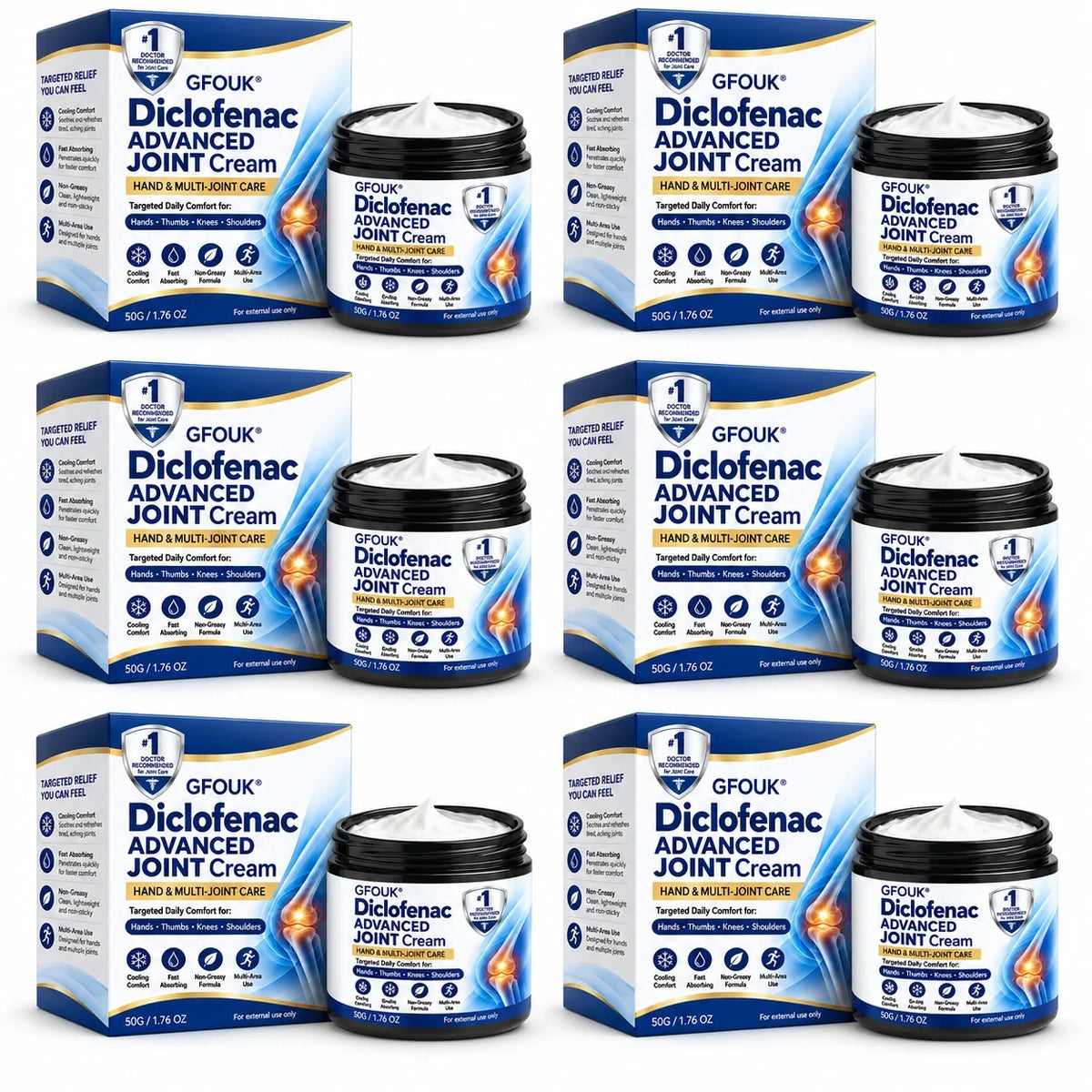 🦵 💎GFOUK® ArthriCare — Diclofenac Advanced Joint Comfort & Mobility Cream