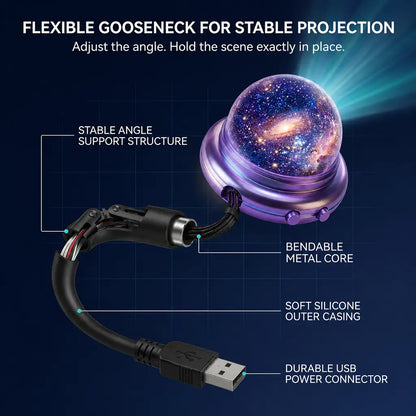 🔮Night Light Projector - Smart Holographic Star Projector -up