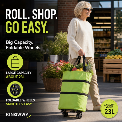 🛢️ 2026 Sale — Over 31,000 Sold! 2-in-1 Foldable Shopping Cart🛢️🛢️