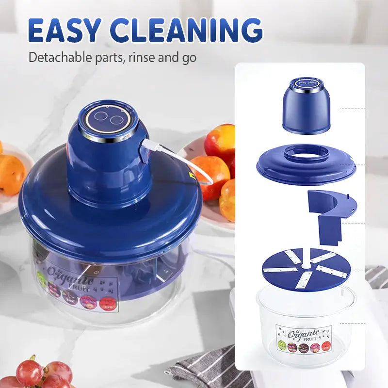 Automatic Mini Fruit Peeler Tool with 1300mAh Rechargeable Battery – Smart Kitchen Peeler for Grapes, Tomatoes, Cherries, and Garlic – Ergonomic Design, Suitable for Seniors and Commercial Use
