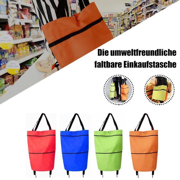 🛢️ 2026 Sale — Over 31,000 Sold! 2-in-1 Foldable Shopping Cart🛢️🛢️