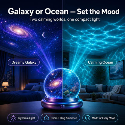 🔮Night Light Projector - Smart Holographic Star Projector -up