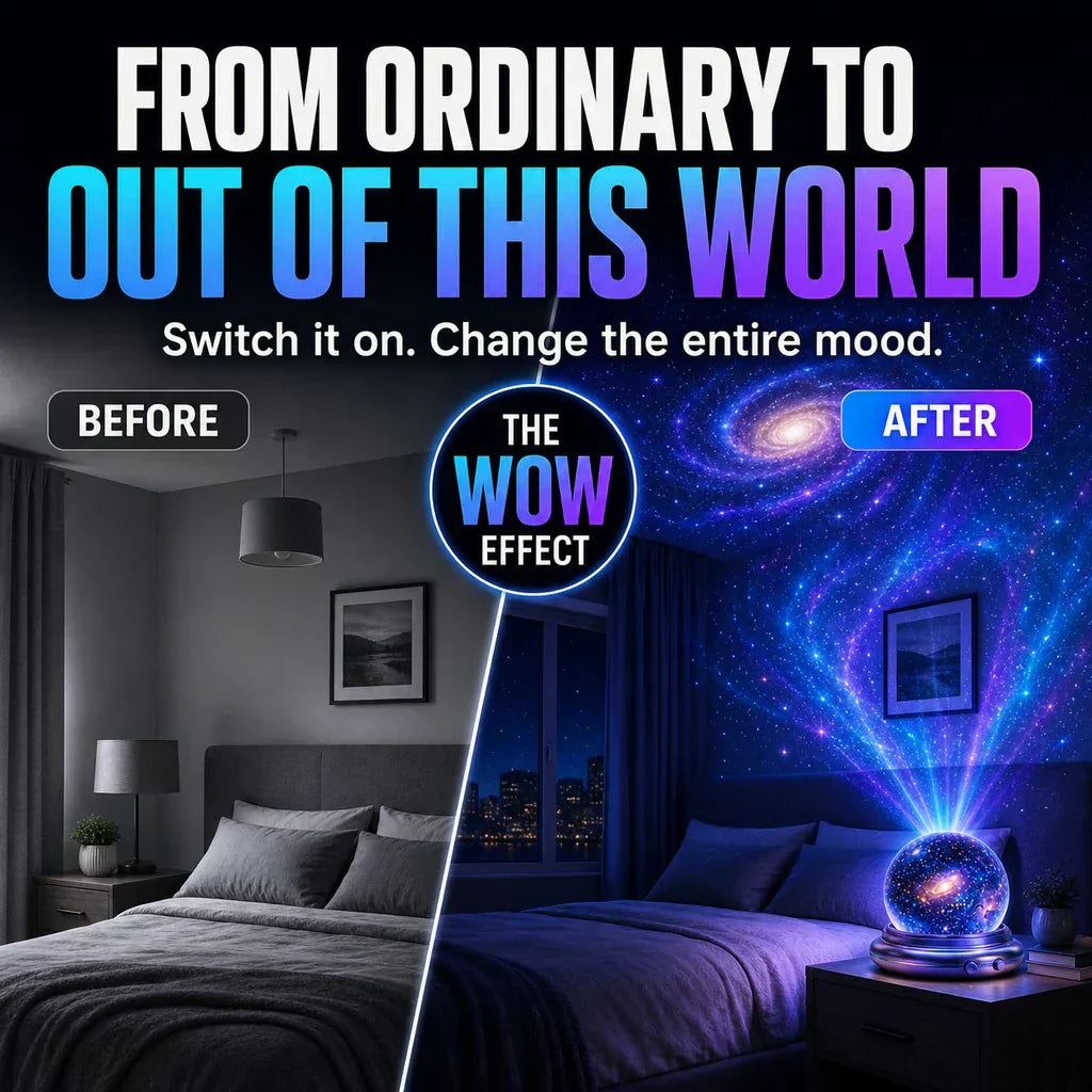 🔮Night Light Projector - Smart Holographic Star Projector -up